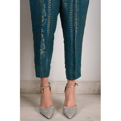 White Laiba Designer Pants - Indian Clothes and Jewelry